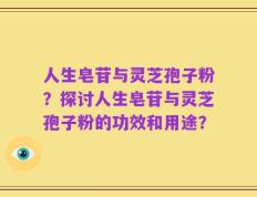 人生皂苷与灵芝孢子粉？探讨人生皂苷与灵芝孢子粉的功效和用途？