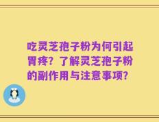 吃灵芝孢子粉为何引起胃疼？了解灵芝孢子粉的副作用与注意事项？
