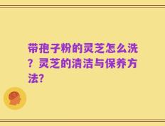 带孢子粉的灵芝怎么洗？灵芝的清洁与保养方法？