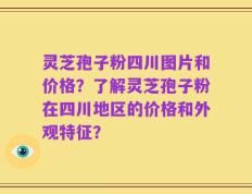 灵芝孢子粉四川图片和价格？了解灵芝孢子粉在四川地区的价格和外观特征？