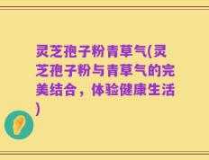 灵芝孢子粉青草气(灵芝孢子粉与青草气的完美结合，体验健康生活)
