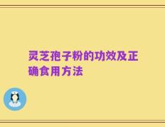 灵芝孢子粉的功效及正确食用方法