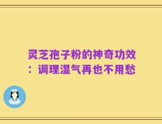 灵芝孢子粉的神奇功效：调理湿气再也不用愁