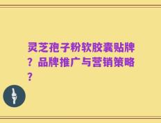 灵芝孢子粉软胶囊贴牌？品牌推广与营销策略？