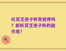 吃灵芝孢子粉胃就疼吗？解析灵芝孢子粉的副作用？