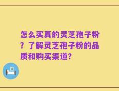 怎么买真的灵芝孢子粉？了解灵芝孢子粉的品质和购买渠道？