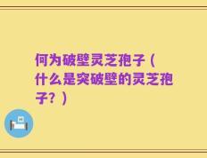 何为破壁灵芝孢子 (什么是突破壁的灵芝孢子？)