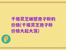 千禧灵芝破壁孢子粉的价格(千禧灵芝孢子粉价格大起大落)
