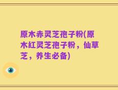 原木赤灵芝孢子粉(原木红灵芝孢子粉，仙草芝，养生必备)