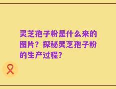 灵芝孢子粉是什么来的图片？探秘灵芝孢子粉的生产过程？