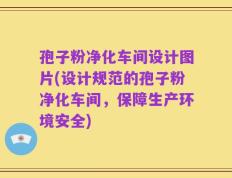 孢子粉净化车间设计图片(设计规范的孢子粉净化车间，保障生产环境安全)