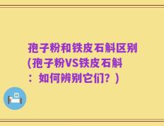 孢子粉和铁皮石斛区别(孢子粉VS铁皮石斛：如何辨别它们？)