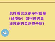 怎样看灵芝孢子粉质量(品质好！如何选购真正纯正的灵芝孢子粉？)