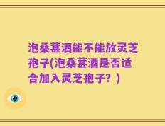 泡桑葚酒能不能放灵芝孢子(泡桑葚酒是否适合加入灵芝孢子？)
