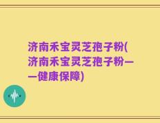 济南禾宝灵芝孢子粉(济南禾宝灵芝孢子粉——健康保障)