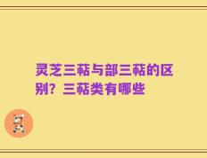 灵芝三萜与部三萜的区别？三萜类有哪些