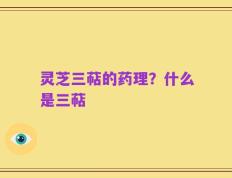 灵芝三萜的药理？什么是三萜
