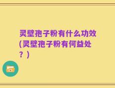 灵壁孢子粉有什么功效(灵壁孢子粉有何益处？)