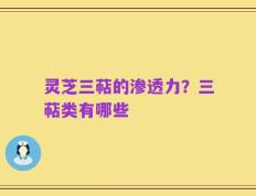 灵芝三萜的渗透力？三萜类有哪些