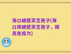 海口破壁灵芝孢子(海口现破壁灵芝孢子，提高免疫力)