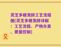 灵芝多糖发酵工艺流程图(灵芝多糖发酵详解：工艺流程、产物分离、质量控制)