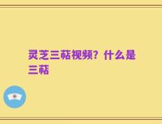 灵芝三萜视频？什么是三萜