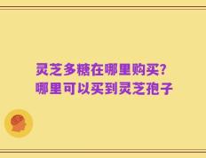 灵芝多糖在哪里购买？哪里可以买到灵芝孢子