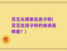 灵芝从哪里出孢子粉(灵芝出孢子粉的来源是哪里？)