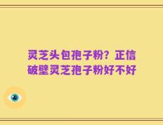 灵芝头包孢子粉？正信破壁灵芝孢子粉好不好