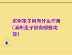滨州孢子粉有什么作用(滨州孢子粉有哪些功效？