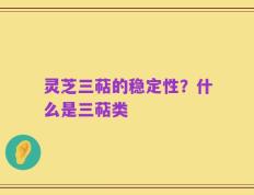 灵芝三萜的稳定性？什么是三萜类