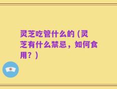 灵芝吃管什么的 (灵芝有什么禁忌，如何食用？)