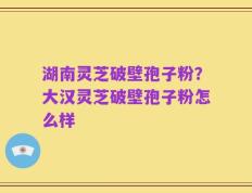 湖南灵芝破壁孢子粉？大汉灵芝破壁孢子粉怎么样