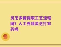 灵芝多糖提取工艺流程图？人工养殖灵芝打农药吗