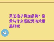 灵芝孢子粉加桑黄？桑黄与什么搭配煲汤效果最好呢