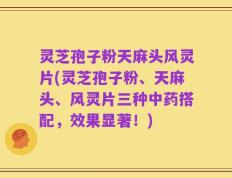 灵芝孢子粉天麻头风灵片(灵芝孢子粉、天麻头、风灵片三种中药搭配，效果显著！)