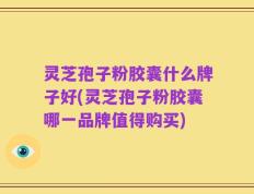 灵芝孢子粉胶囊什么牌子好(灵芝孢子粉胶囊哪一品牌值得购买)