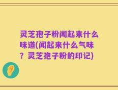 灵芝孢子粉闻起来什么味道(闻起来什么气味？灵芝孢子粉的印记)