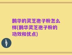 鹊华的灵芝孢子粉怎么样(鹊华灵芝孢子粉的功效和优点)