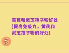 黄芪和灵芝孢子粉好处(提高免疫力，黄芪和灵芝孢子粉的好处)