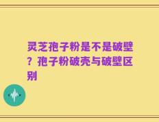 灵芝孢子粉是不是破壁？孢子粉破壳与破壁区别