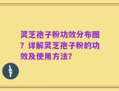 灵芝孢子粉功效分布图？详解灵芝孢子粉的功效及使用方法？