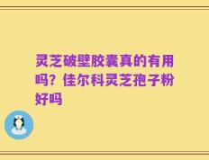 灵芝破壁胶囊真的有用吗？佳尔科灵芝孢子粉好吗