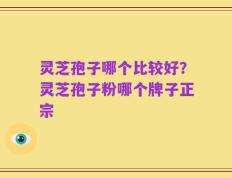 灵芝孢子哪个比较好？灵芝孢子粉哪个牌子正宗