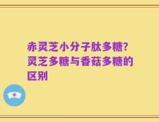 赤灵芝小分子肽多糖？灵芝多糖与香菇多糖的区别