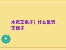 木灵芝孢子？什么是灵芝孢子
