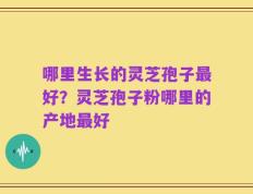 哪里生长的灵芝孢子最好？灵芝孢子粉哪里的产地最好