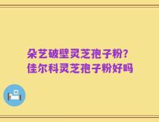 朵艺破壁灵芝孢子粉？佳尔科灵芝孢子粉好吗