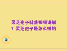 灵芝孢子科普视频讲解？灵芝孢子是怎么样的
