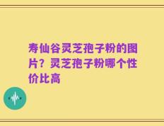 寿仙谷灵芝孢子粉的图片？灵芝孢子粉哪个性价比高